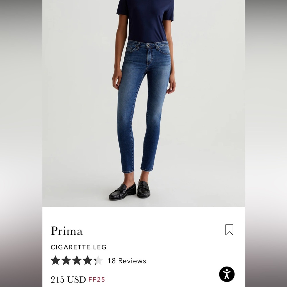 “Cigarette Leg” Ag Jeans